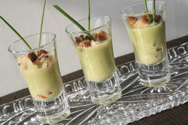 VERRINE CRABE FENOUIL